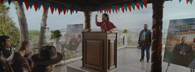 Video Reference: Sky, Temple, Architecture, Podium, Leisure, Tree, Shade, Fedora, Lectern, Cloud