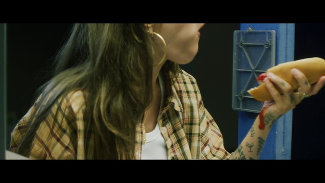 Video Reference: Hand, Mouth, Eyelash, Neck, Flash photography, Jaw, Gesture, Eyewear, Music, Street fashion