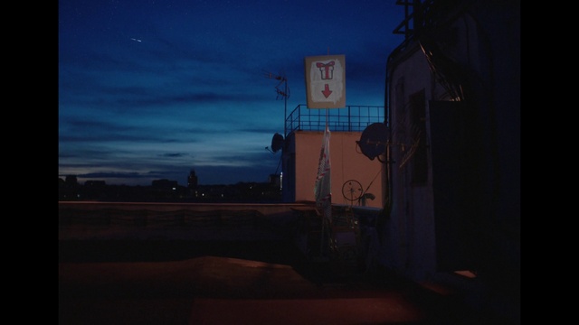 Video Reference: Atmosphere, Sky, Cloud, Window, Building, Electricity, Dusk, Gas, Tints and shades, Midnight