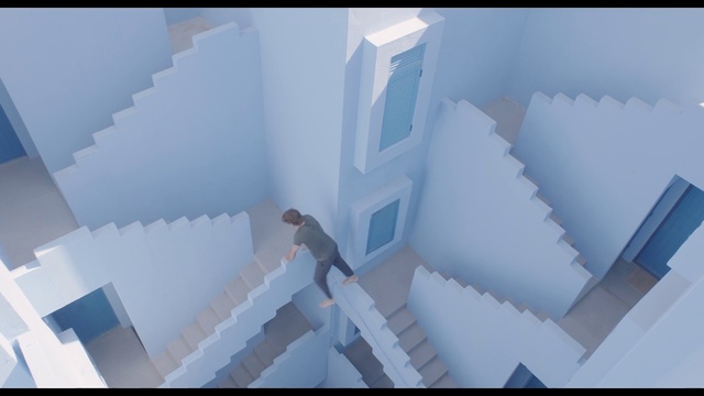 Video Reference: Azure, Urban design, Biome, Font, Rectangle, Electric blue, Slope, Tints and shades, Space, Screenshot