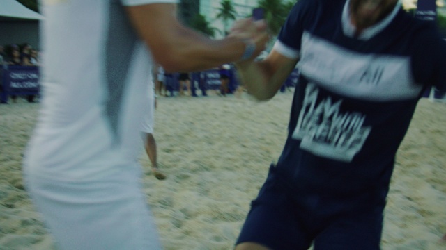 Video Reference: Gesture, Fun, Grass, T-shirt, Recreation, Event, Competition event, Soil, Pétanque, Team sport