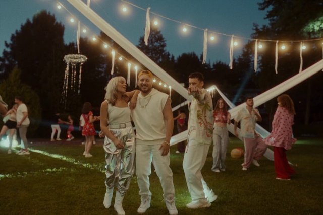 Video Reference: Sky, Gesture, Dance, Entertainment, Shorts, Performing arts, Tree, Grass, Fire, Happy