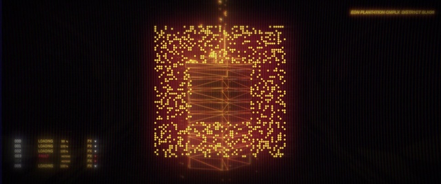 Video Reference: Amber, Gold, Rectangle, Electricity, Automotive lighting, Font, Tints and shades, Symmetry, Pattern, Space