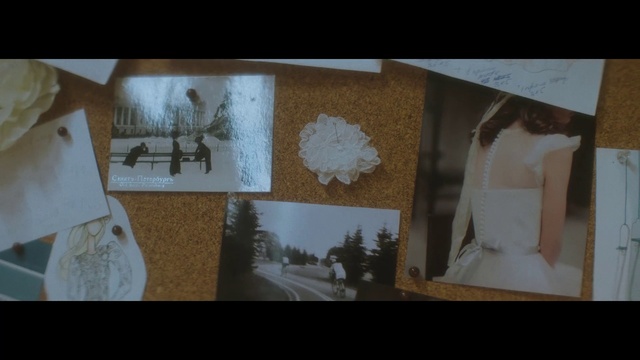 Video Reference: Bride, Wood, Rectangle, Tints and shades, Wedding dress, Flash photography, Pattern, Font, Event, Visual arts