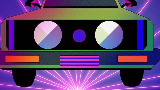 Video Reference: Product, Rectangle, Textile, Font, Art, Violet, Cartoon, Material property, Magenta, Circle