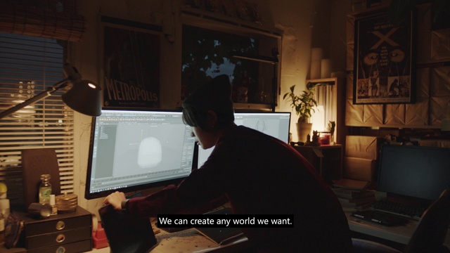 Video Reference: Computer, Personal computer, Output device, Peripheral, Plant, Desk, Audio equipment, Houseplant, Computer monitor, Desktop computer