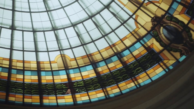 Video Reference: Sky, Building, Tints and shades, Symmetry, Art, Dome, City, Pattern, Glass, Facade