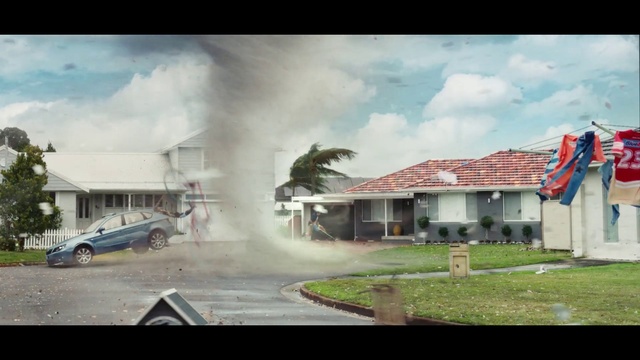 Video Reference: Cloud, Sky, Building, Wheel, Plant, Window, House, Tire, Tree, Residential area