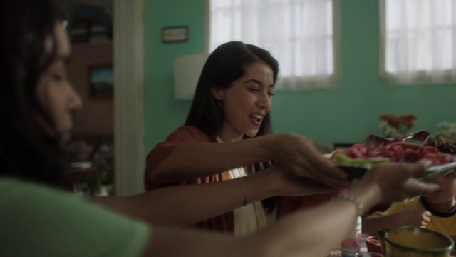 Video Reference: Smile, Window, Happy, Event, Tableware, Thumb, Fun, Cooking, T-shirt, Plate