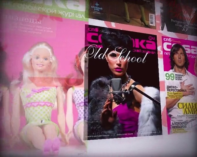 Video Reference: Hair, Eyelash, Purple, Pink, Magenta, Publication, Art, Lipstick, Fashion design, Necklace