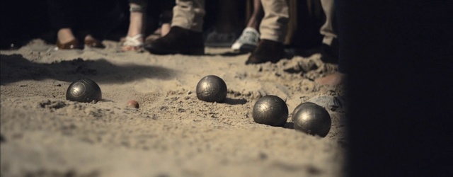 Video Reference: White, Boule lyonnaise, Sports equipment, Black, Bocce, Pétanque, Ball, Wood, Style, Ball game