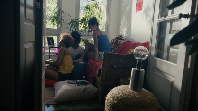 Video Reference: Property, Window, Comfort, Plant, Interior design, Living room, Chair, Event, Fun, Design