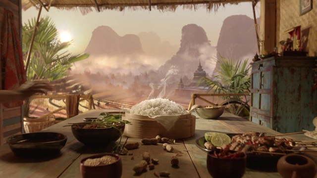 Video Reference: Plant, Interior design, Houseplant, Terrestrial plant, Art, Landscape, Mountain, Tree, Room, Painting