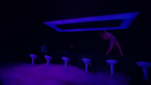 Video Reference: Purple, Blue, Entertainment, Violet, Performing arts, Visual effect lighting, Magenta, Electric blue, Font, Event