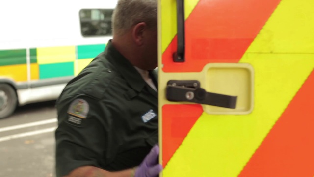 Video Reference: High-visibility clothing, Motor vehicle, Vehicle, Workwear, Yellow, Automotive exterior, Gas, Security, Personal protective equipment, Service