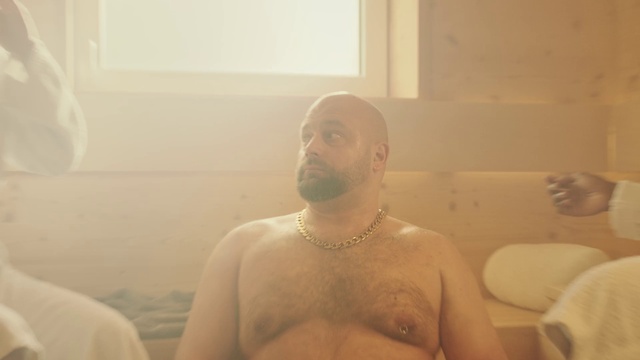 Video Reference: Joint, Shoulder, Eyebrow, Muscle, Jaw, Beard, Chest, Finger, Trunk, Barechested