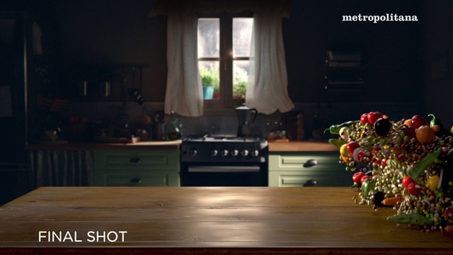 Video Reference: Cabinetry, Window, Countertop, Building, Curtain, Interior design, Plant, Flooring, Wood, Kitchen