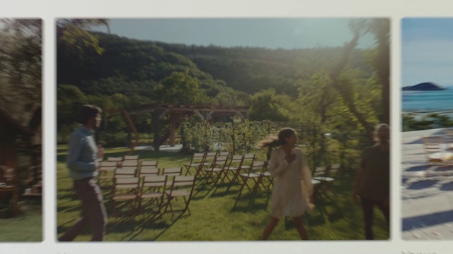 Video Reference: Plant, Sky, Tree, Natural landscape, Grass, Chair, Leisure, Landscape, Happy, Event