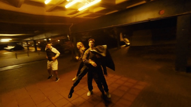 Video Reference: Trousers, Flash photography, Cloud, Sky, Entertainment, Performing arts, Fun, Event, Leisure, Choreography