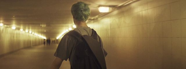 Video Reference: Flash photography, Sleeve, Standing, Wall, Eyewear, Tints and shades, T-shirt, Fashion design, Facial hair, Darkness