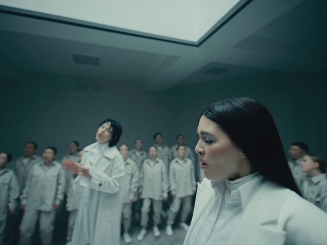 Video Reference: Clothing, Coat, Gesture, Event, Uniform, Formal wear, Service, Non-commissioned officer, Military person, Job