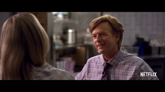 Video Reference: Forehead, Cheek, Mouth, Flash photography, Jaw, Dress shirt, Smile, Eyelash, Event, Blond