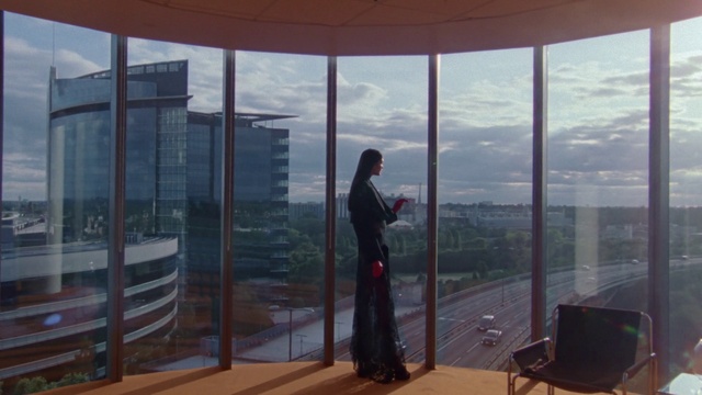 Video Reference: Sky, Building, Cloud, Window, Interior design, Shade, Skyscraper, Line, Tower, Wall