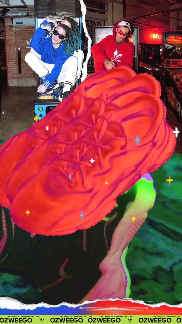 Video Reference: Blue, Orange, Pink, Red, T-shirt, Art, Snapshot, Event, Artist, Magenta