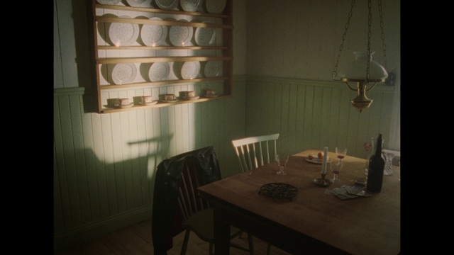 Video Reference: Furniture, Table, Building, Wood, Tableware, Chair, Textile, House, Interior design, Kitchen & dining room table