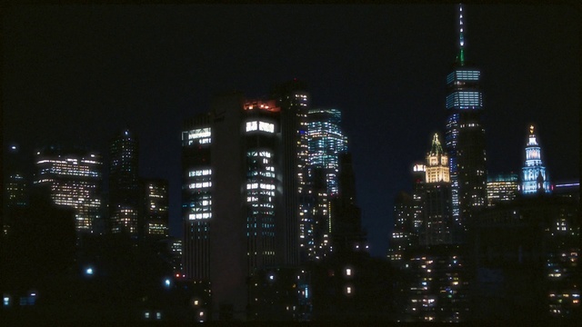 Video Reference: Skyscraper, Building, Sky, Nature, Tower, Electricity, Tower block, Condominium, Cityscape, Midnight