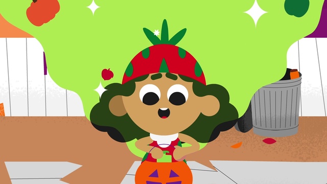 Video Reference: Plant, Nature, Cartoon, Happy, Organism, Gesture, Sharing, Red, Tree, Art