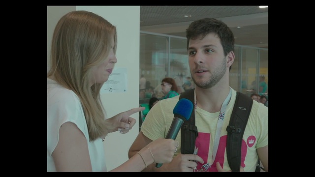 Video Reference: Eyebrow, Mouth, Eyelash, Jaw, Gesture, Event, Fun, Happy, T-shirt, Necklace