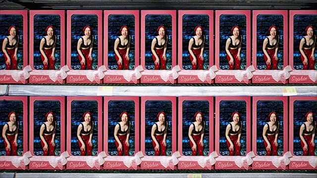Video Reference: Font, Red, Art, Cartoon, Symmetry, Landmark, Facade, Fictional character, Technology, Advertising
