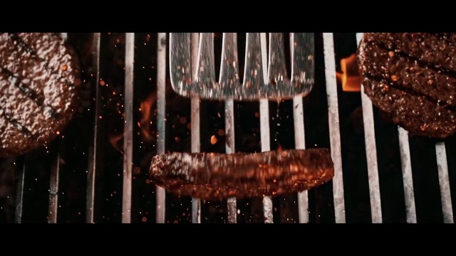 Video Reference: Food, Cooking, Tableware, Gas, Cuisine, Event, Meat, Roasting, Metal, Ingredient