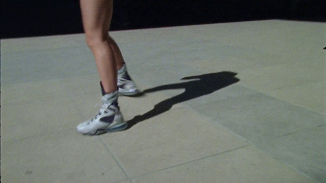 Video Reference: Footwear, Leg, Dress, Thigh, Grey, Flooring, Floor, Knee, Calf, Shorts