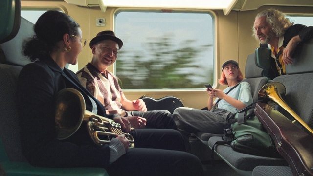 Video Reference: Clothing, Vehicle, Hat, Musical instrument, Fun, Woodwind instrument, Wind instrument, Brass instrument, Travel, Leisure