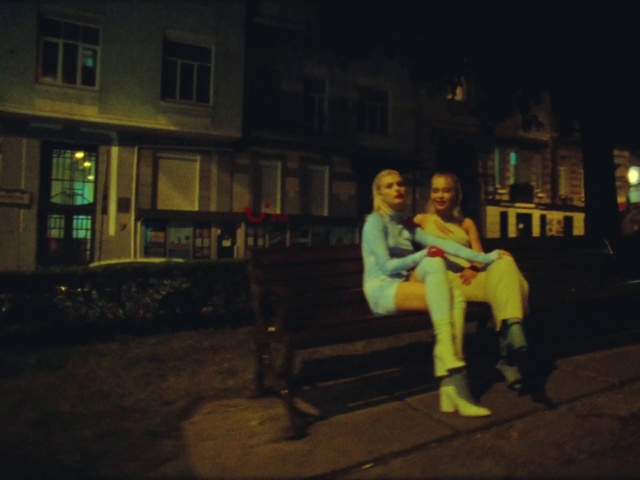 Video Reference: Window, Flash photography, Road surface, Bench, Road, Tints and shades, Leisure, City, Automotive lighting, Midnight