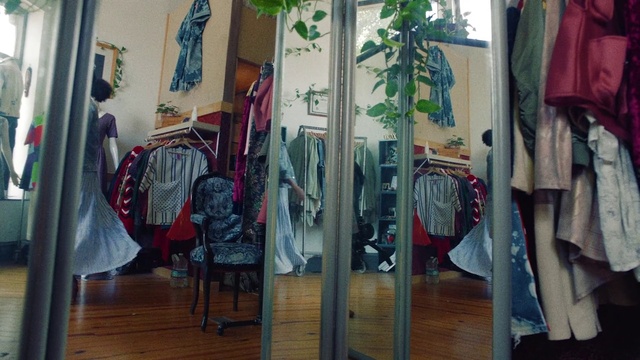 Video Reference: Building, Clothes hanger, Chair, Door, Bag, Wood, Retail, Boutique, Window, Luggage and bags