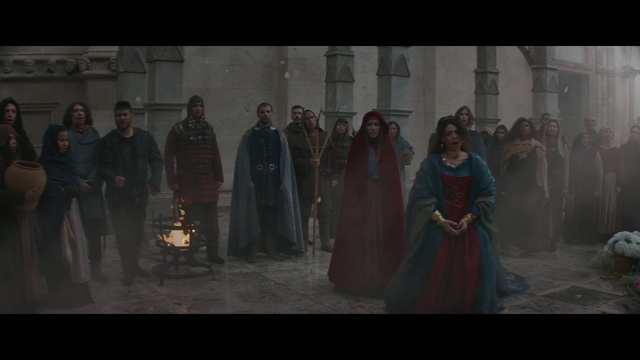 Video Reference: Event, Darkness, Formal wear, Fashion design, Fun, Gown, Cg artwork, Visual arts, History, Religious institute