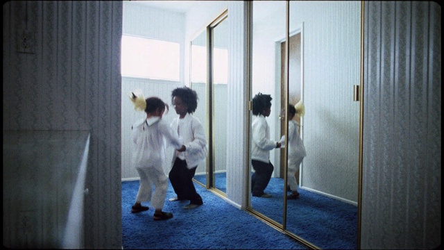 Video Reference: Fixture, Window, Flooring, Building, Glass, Room, Visual arts, Door, Daylighting, Curtain
