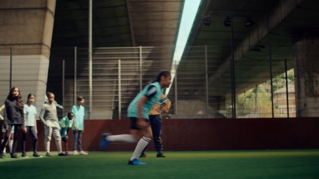 Video Reference: Shorts, Sports equipment, Football, Soccer, Player, Ball, Sports, Football player, Grass, Soccer player