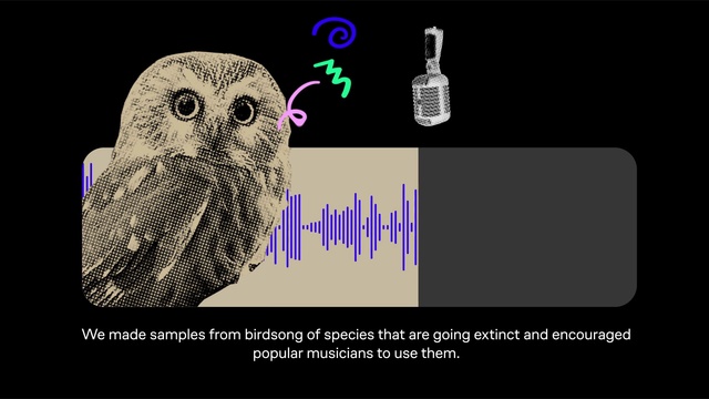 Video Reference: Gesture, Bird, Font, Art, Rectangle, Owl, Photo caption, Bird of prey, Graphics, Visual arts