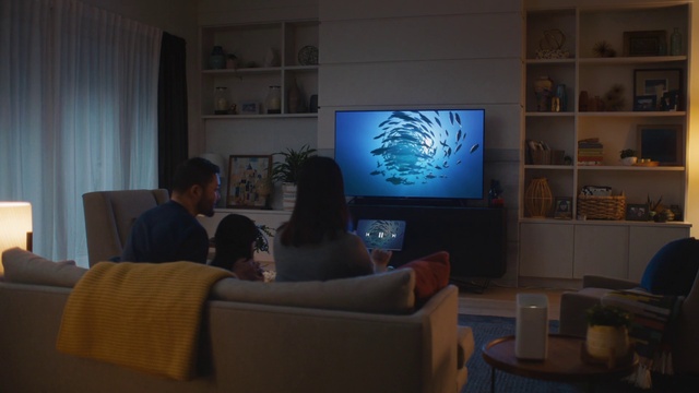 Video Reference: Table, Curtain, Comfort, Couch, Art, Living room, studio couch, Space, Event, Coffee table