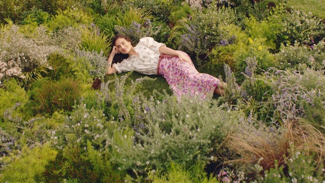 Video Reference: Plant, Sunglasses, People in nature, Grass, Fawn, Shrub, Groundcover, Natural landscape, Happy, Landscape