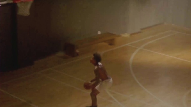 Video Reference: Field house, Wood, Floor, Flooring, Basketball court, Hardwood, Player, Tournament, Shorts, Basketball moves