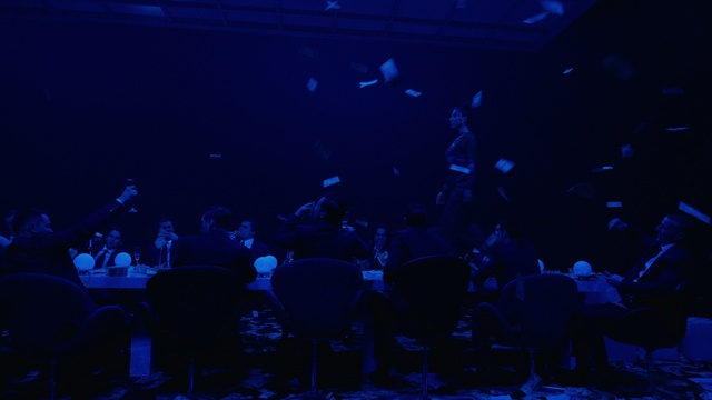 Video Reference: Musical instrument, Blue, Purple, Musician, Entertainment, Performing arts, Music, Drum, Chair, Stage