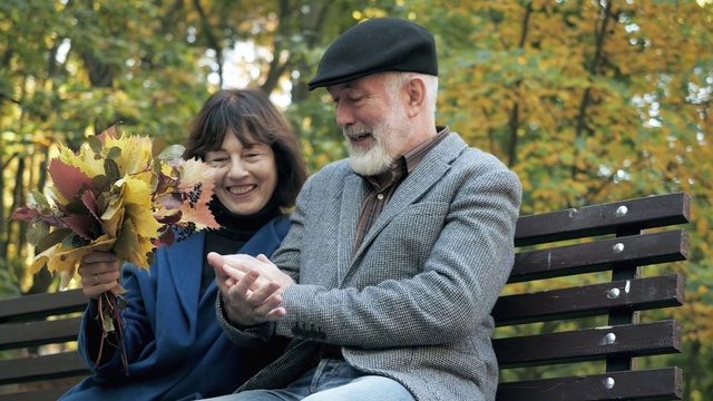Video Reference: Smile, Outerwear, Beard, Leaf, Coat, Cap, Temple, Happy, Tree, Gesture