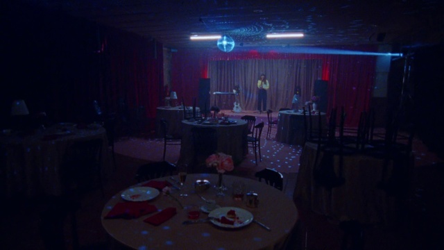 Video Reference: Table, Furniture, Tableware, Chair, Purple, Interior design, Entertainment, Drinkware, Fun, Dishware