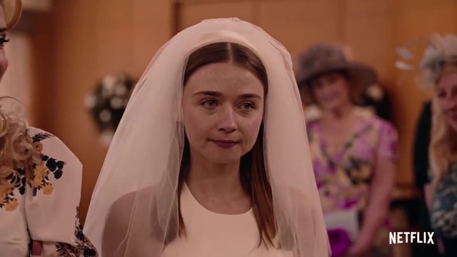 Video Reference: Happy, Wedding dress, Makeover, Bridal accessory, Event, Veil, Fun, Headpiece, Jewellery, Smile