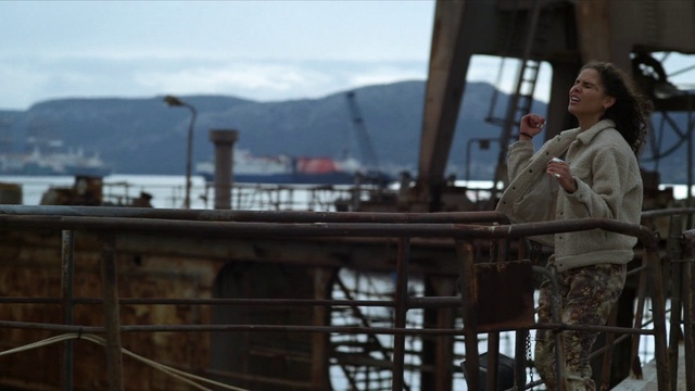 Video Reference: Sky, Wood, Travel, Fence, City, Street fashion, Bridge, Roof, Handrail, Sitting